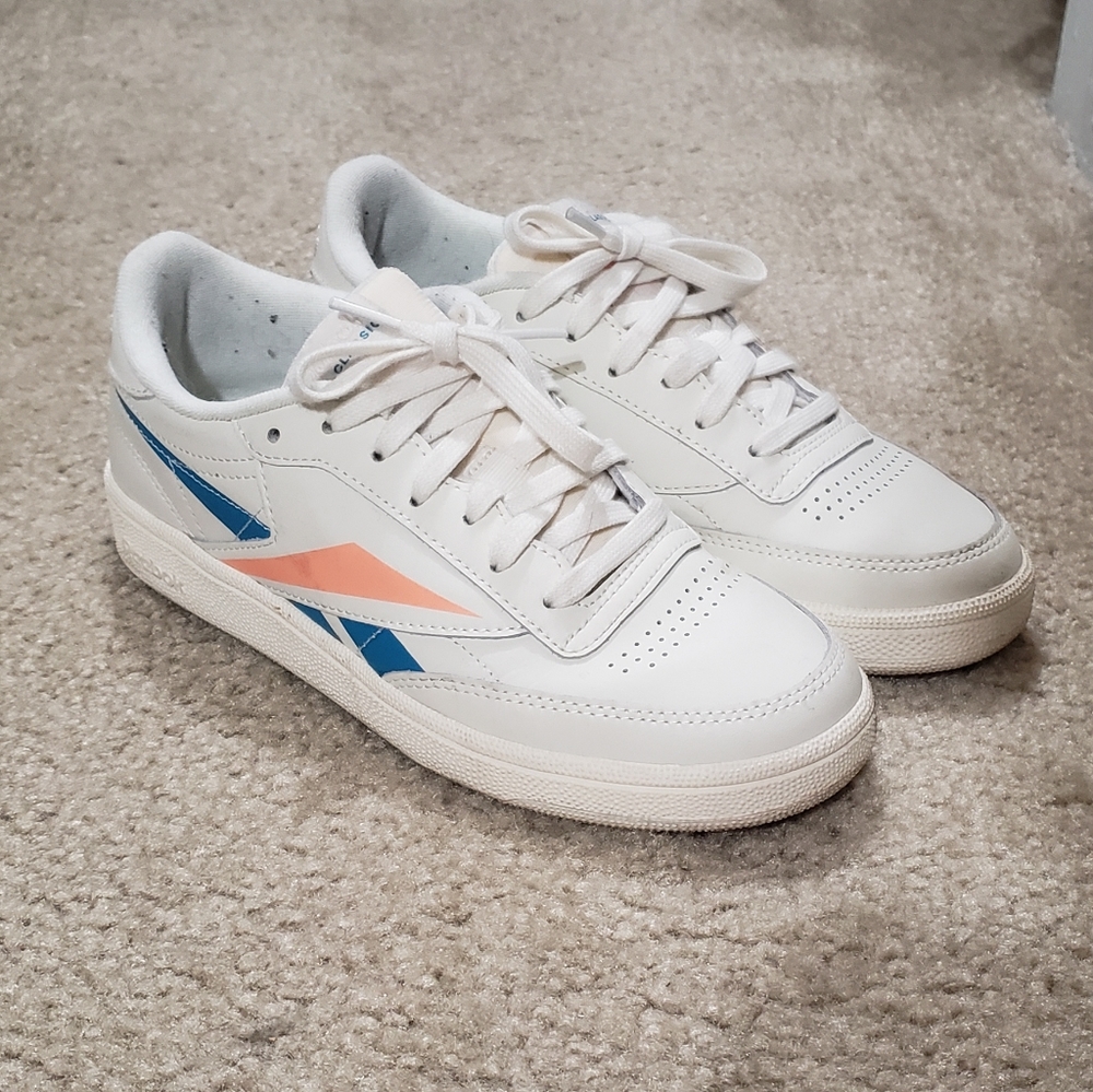 Reebok Club C 85 Chalk Cyan Sunglow